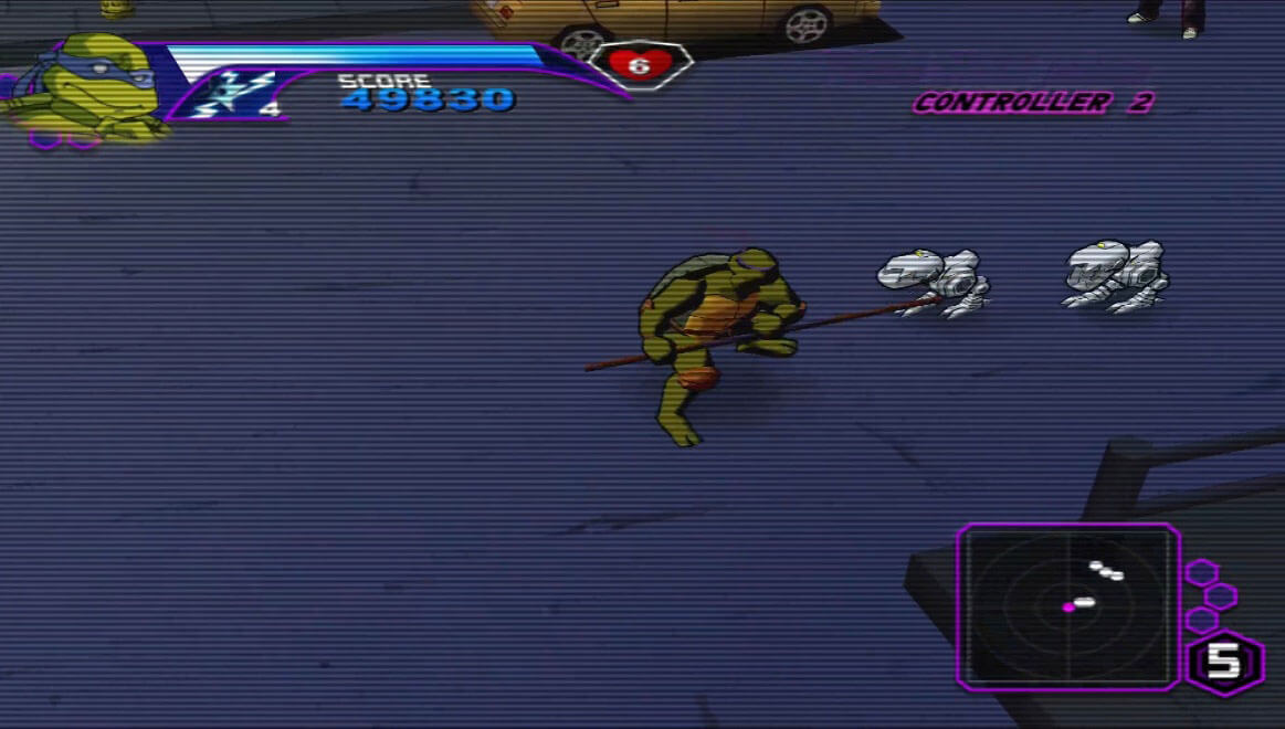 Teenage Mutant Ninja Turtles (2003) - геймплей игры на PlayStation 2